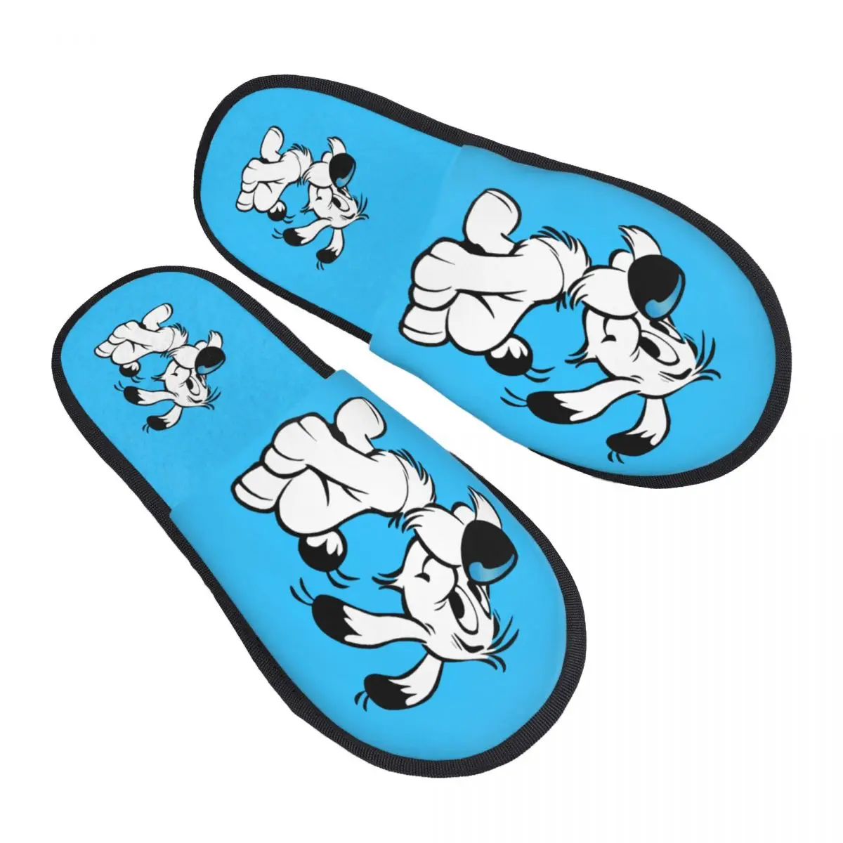 Удобные тапочки из пены с эффектом памяти Астерикс и Обеликс на заказ женские