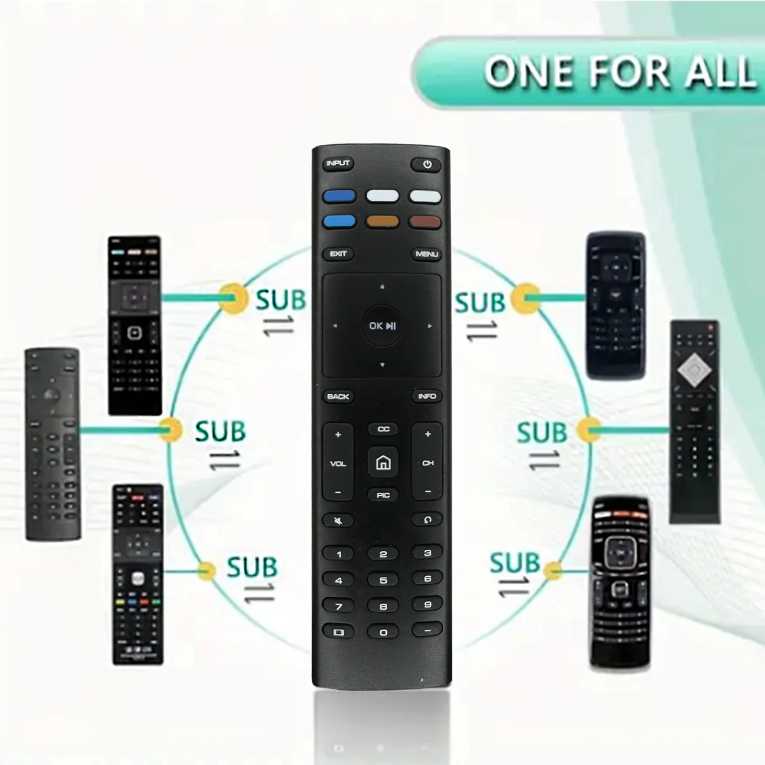Пульт дистанционного управления VIZIO Smart TV D50x-G9 D65x-G4 D55x-G1 D40f-G9 D43f