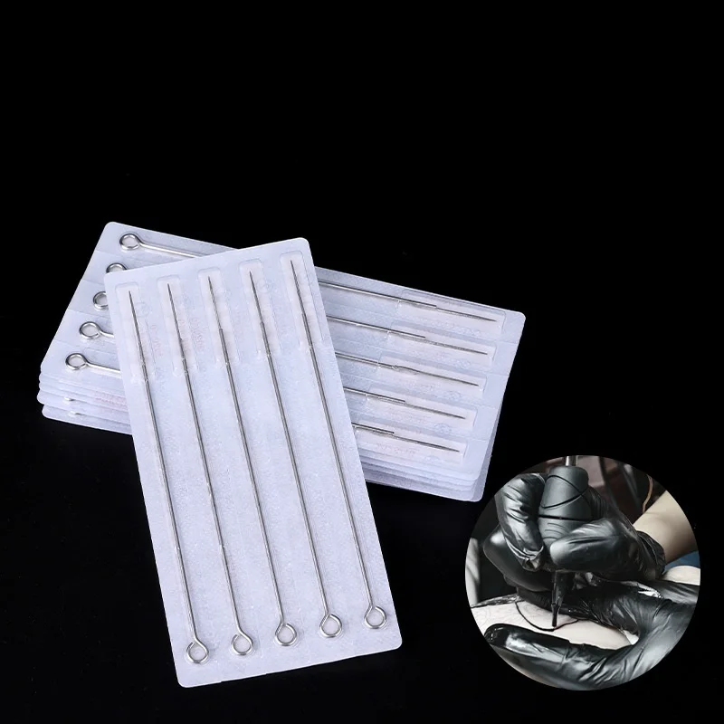 Синие тату-иглы советы RM + FT смешанные одноразовые пластиковые тату-наконечники с