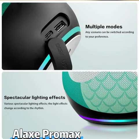 Bluetooth-динамик Alaxe Pro Max Echo Dot 5-й уличный беспроводной Bluetooth поколения средний динамик RGB домашний сабвуфер