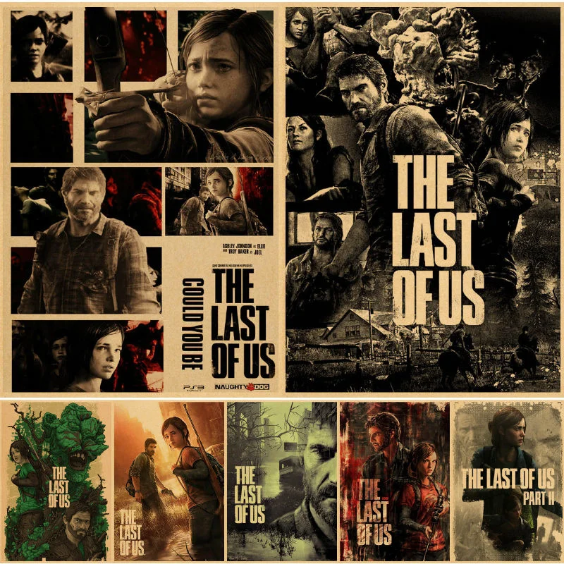 

Настенные плакаты the Last of Us, настенные плакаты на стену, настенные плакаты, винтажные настенные плакаты для дома, настенные плакаты на стену