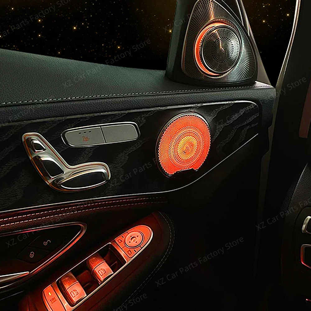 Для Benz C W205 GLC X253 E W213 C-coupe светодиодный дверной динамик крышка C/GLC/E-класса купе
