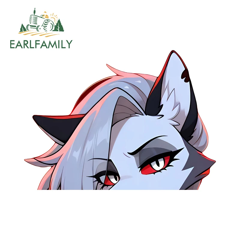 

EARLFAMILY Furry Loona Peeker автомобильные наклейки крутые забавные наклейки на зеркало заднего вида устойчивый к царапинам стакан фляга для хранения