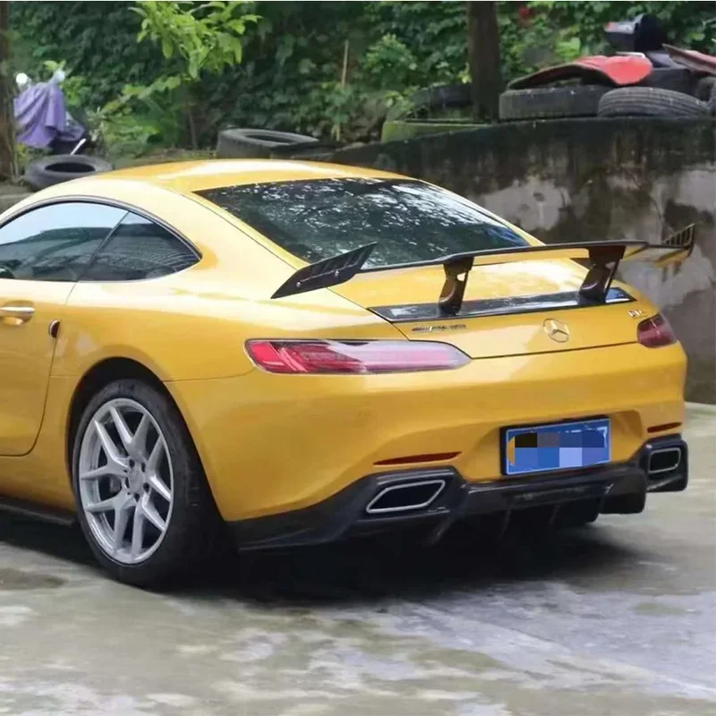 Для Mercedes Benz AMG GT GTS GTR 2015-2023 задняя губа из углеродного волокна автомобильный