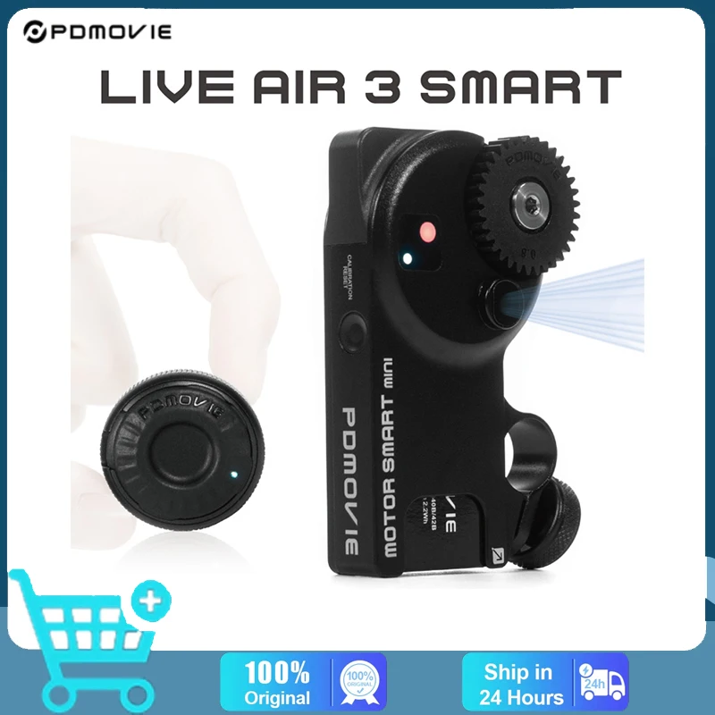 

PDMOVIE LIVE AIR 3 SMART 100M Wireless Remote Control Follow Focus Control System Autofocus for Cinema Lens