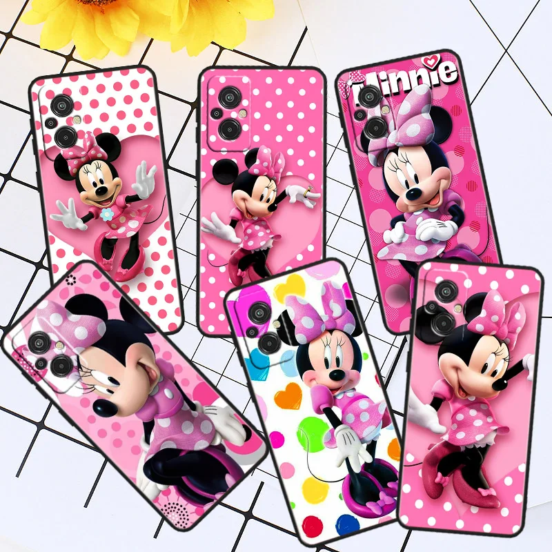 

Minnie Disney Mouse Cute Phone Case For Xiaomi Redmi A1 12C 11A 11 10C 10 9T 9AT 9A 10A 9C 9 8A 8A 7A 7 Plus Black Cover