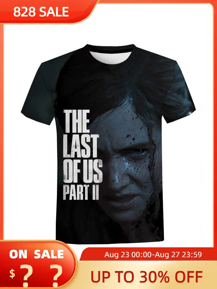 

Game The Last of Us 3D Print T Shirts Harajuku Trendy Streetwear Tee Tops Men Women Summer Fashion Casual Short Sleeve T-shirt