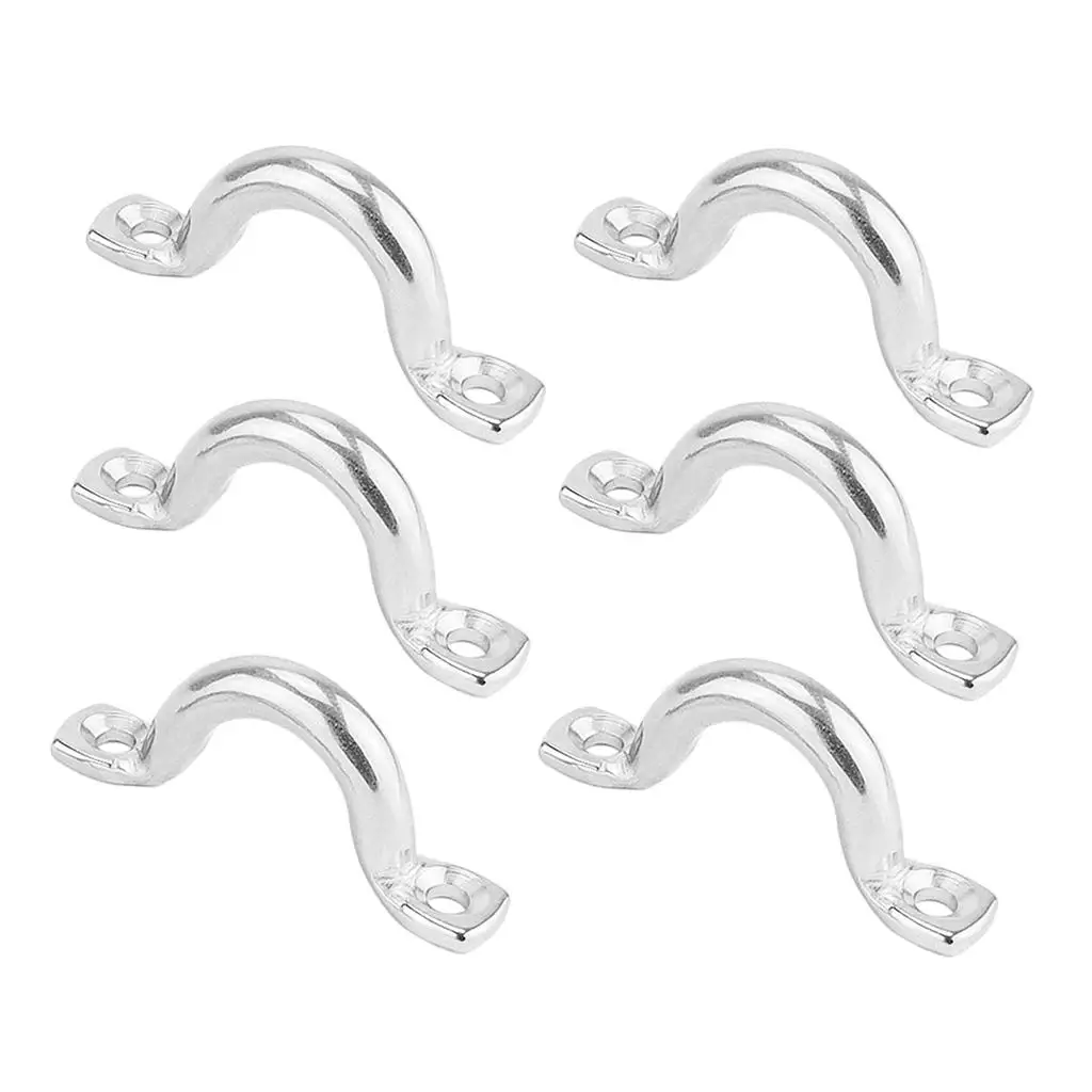 

5mm Tie Down Anchor, 6 Pieces Cargo Trailer Stainless Steel for Boat Truck Kayak
