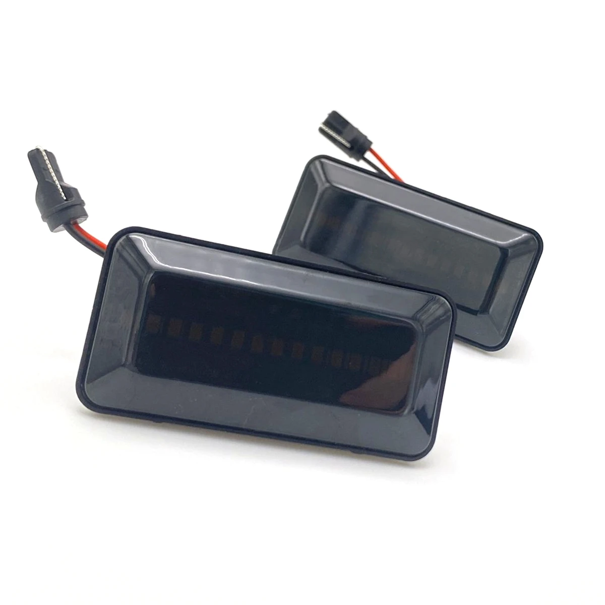 2 шт. динамические светодиодные боковые габаритные фонари указателя поворота для