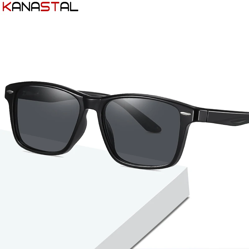 

Солнцезащитные очки TR90 для мужчин и женщин, поляризационные темные очки в стиле ретро, для вождения и занятий спортом на открытом воздухе, с ...