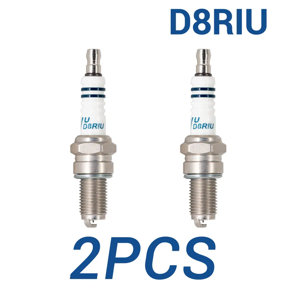 

2-8PCS Винтовой терминал иридиевые свечи зажигания TORCH D8RIU Замена для свечей 6681/DR8EIX 3597/DR8EGP Denso IX24 TOYOTA 90098-74037