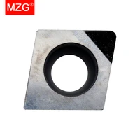 mzg 10pcs ccgt turning tools lathe cbn pcd ai pcd cutting carbide cermet inserts for aluminum cast iron processing