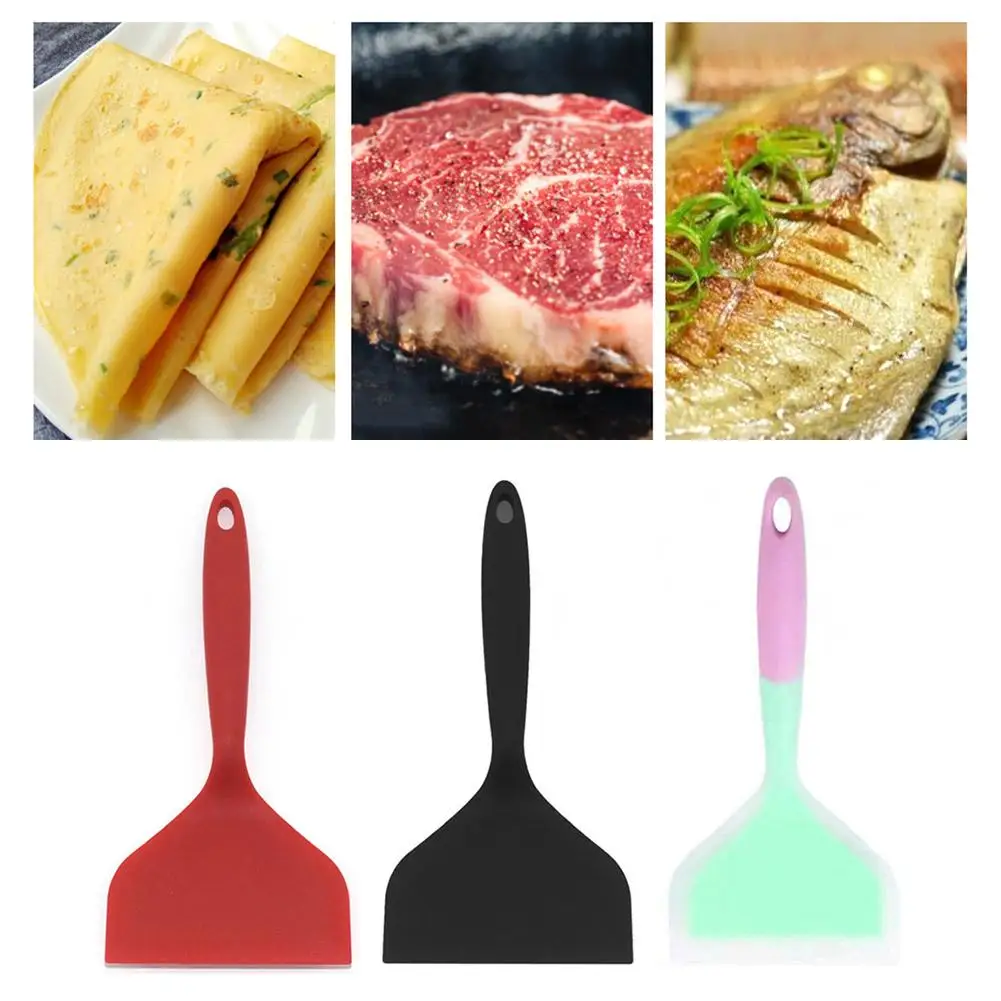 

Silicone Spatula Non-stick Pan Wide Mouth Yuzi Burning Spatula Fried Kitchen Spatula Accessories Egg Wholesale Pancake Sili P7U0
