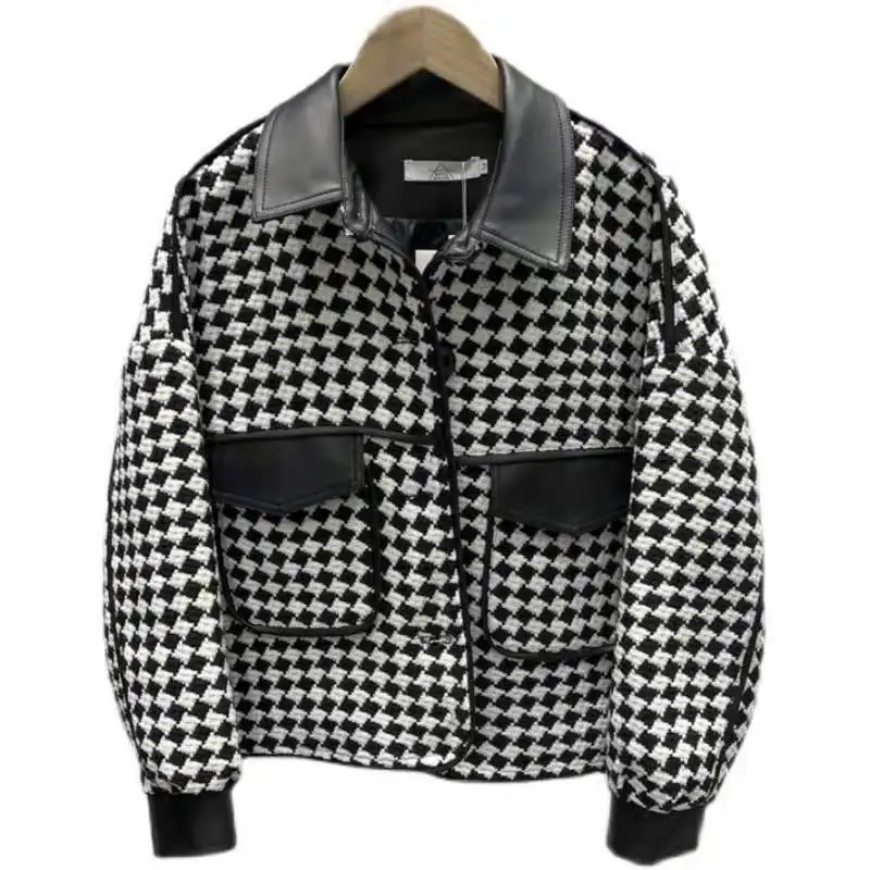 Женская уличная куртка Fried верхняя одежда свободная короткая с узором гусиные