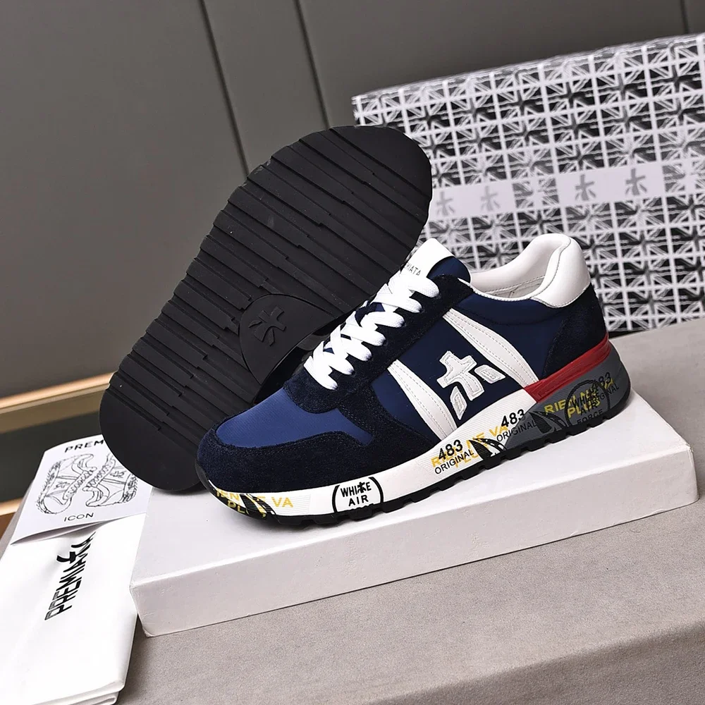 PREMIATA/мужская легкая роскошная простая модная спортивная обувь в стиле ретро