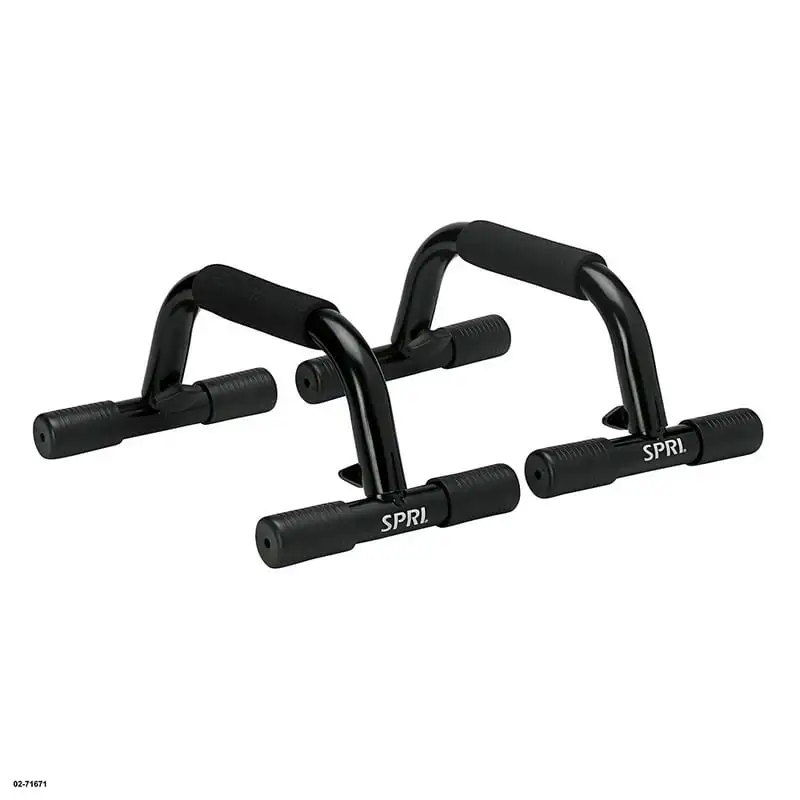 

Bars, Pair, Sturdy Push-Up Stands, Black