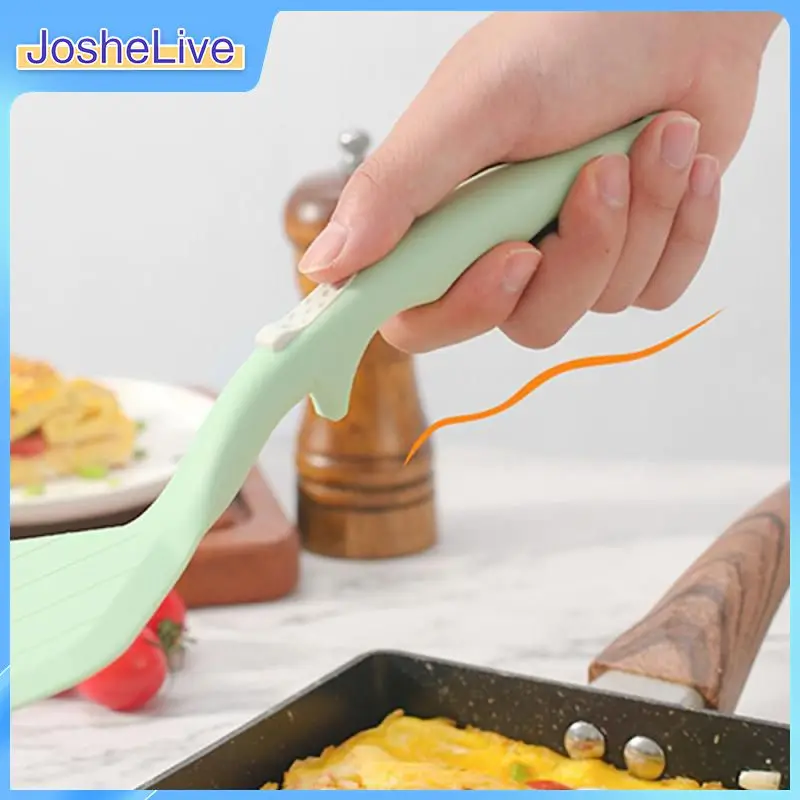 

Healthy And Odorless Special Shovel For Frying Pan Cooking Utensil Anti Slip Handle Easy To Stir Fry Fashion Silicone Spatula