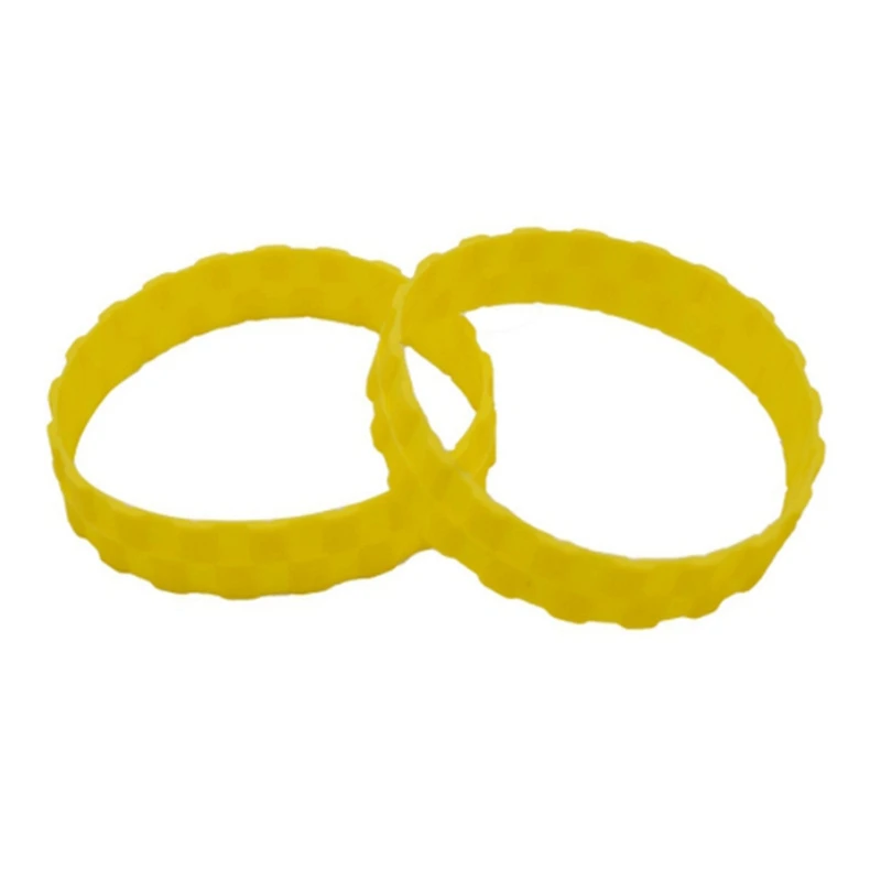 

4Pcs Robot Vacuum Cleaner Anti-Skid Anti-Wear Tire Skin For Xiaomi Mijia Irobot Sweeping Robot Accessories,Yellow