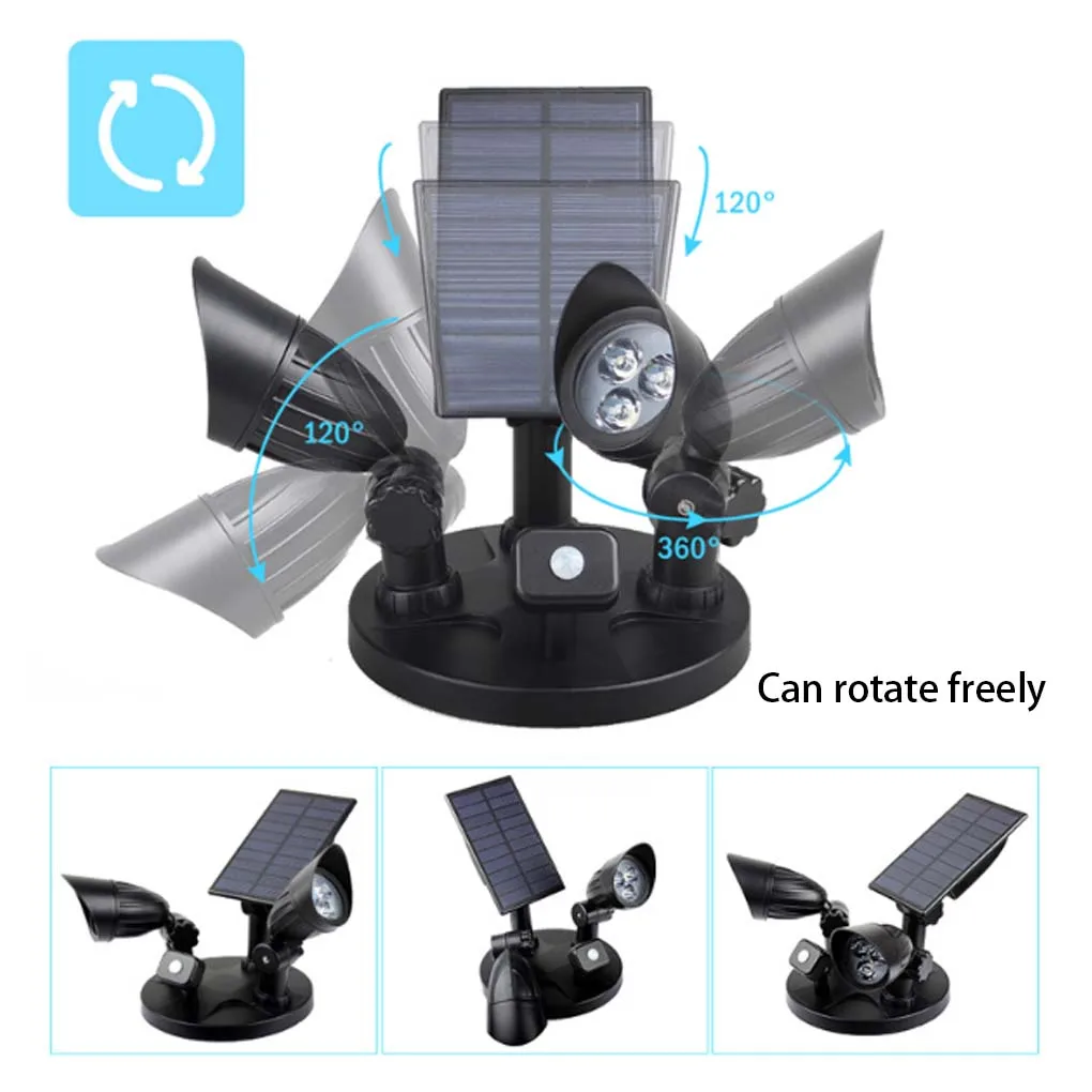 

Настенная фотолампа, наружная Индукционная автоматическая лампа движения, перезаряжаемое освещение IP65, водонепроницаемая подъездная дорожка 6000K