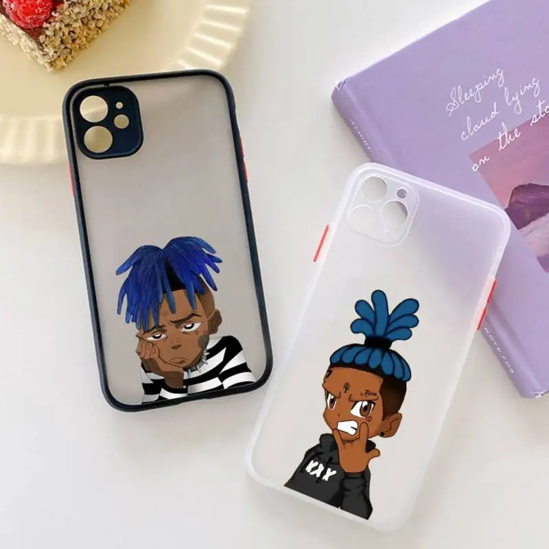 

XXXTentacions Rapper singer Phone Case matte transparent For iphone 7 8 11 12 13 plus mini x xs xr pro max cover