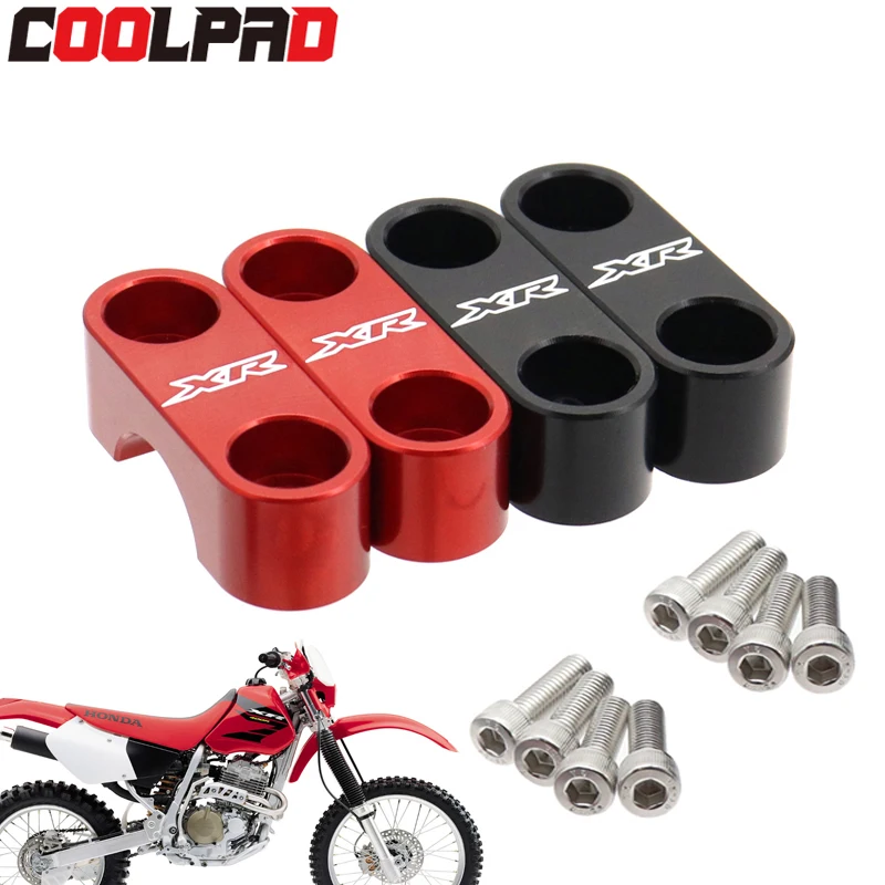 Фото Зажим на руль мотоцикла для HONDA XR650 XR400 XR250 XR230 Motard XR 650L 650R 400R 250R 250L 200R увеличивающий зажим №1