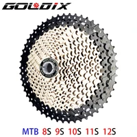goldix mtb bike cassette 8s9s10s11s12s mountain bike cassette for shimanosram mountain bike parts