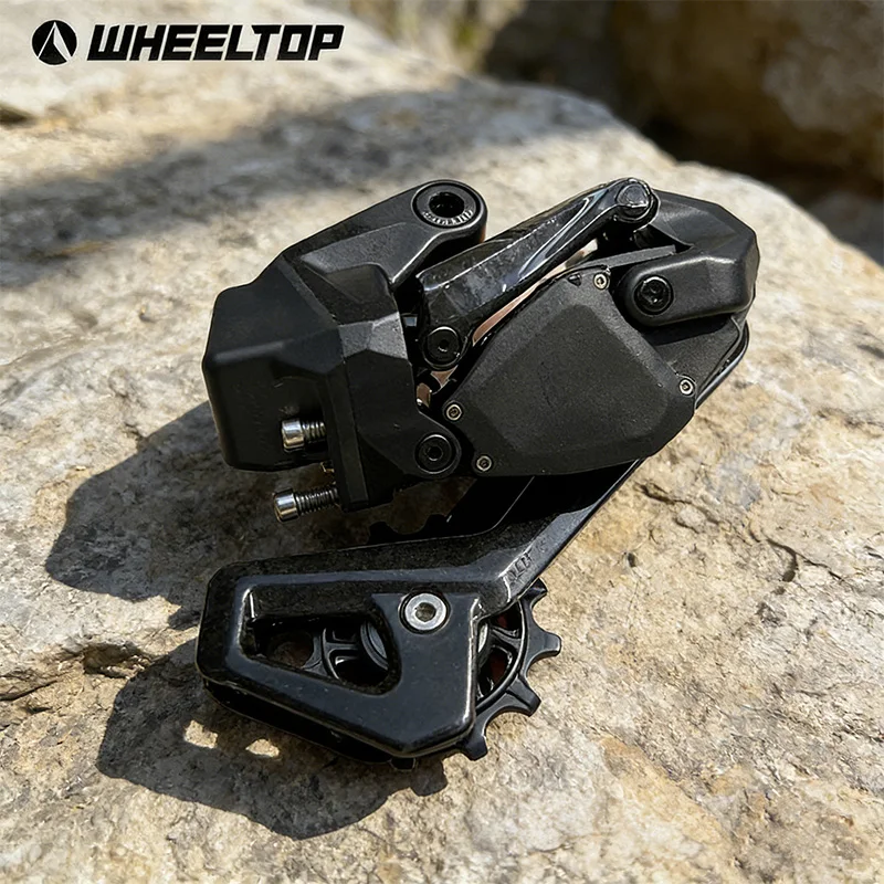 Фото Беспроводная электронная система переключения передач Wheeltop EDS TX 2×7-14 скоростей для шоссейного велосипеда с карбоновой и алюминиевой рулей-барсельями, передний и задний переключатели №4
