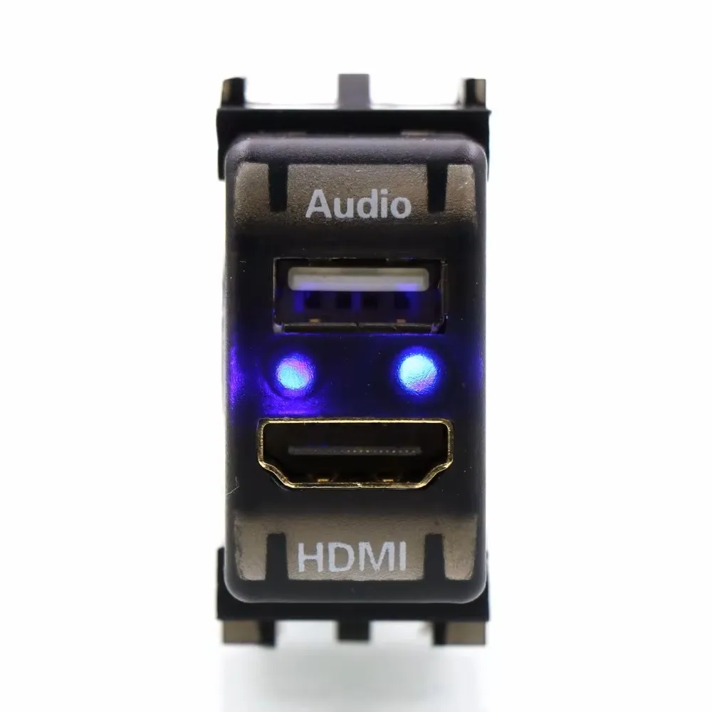 Фото Автомобильный входной порт HDMI + USB-аудиовходное аудиореле для NISSAN, Qashqai, Tiida, X-trail, Sunny, NV200, Teana, Sylphy, Paladin, March №3