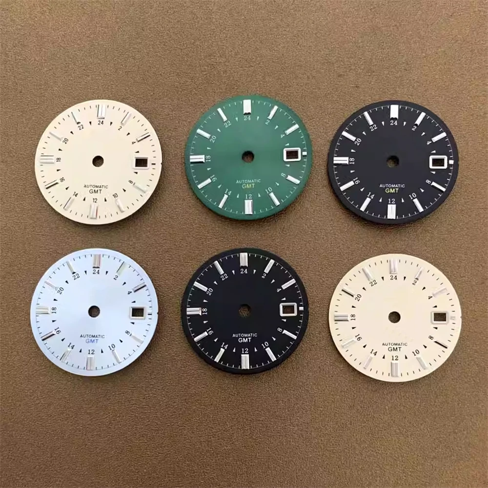 

31mm Watch Dial Light Blue/Black/White/Green Watch Faces for NH34/NH35/NH36/4R36 Movement