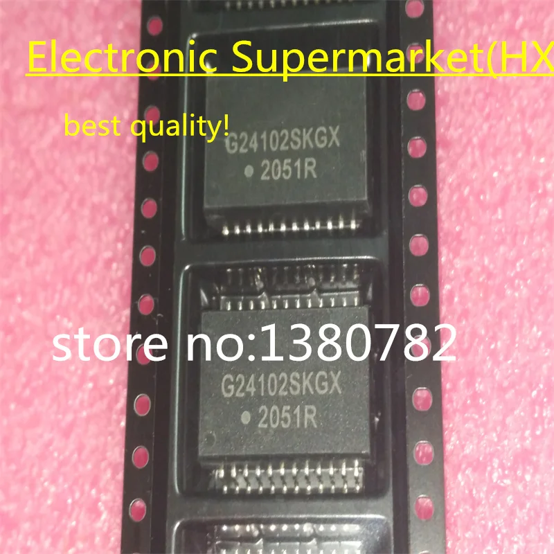 

Free shipping 10pcs/lots New original G24102SKGX chip SOP-24 pin network transformer IC chip G24102SKG IC In stock!