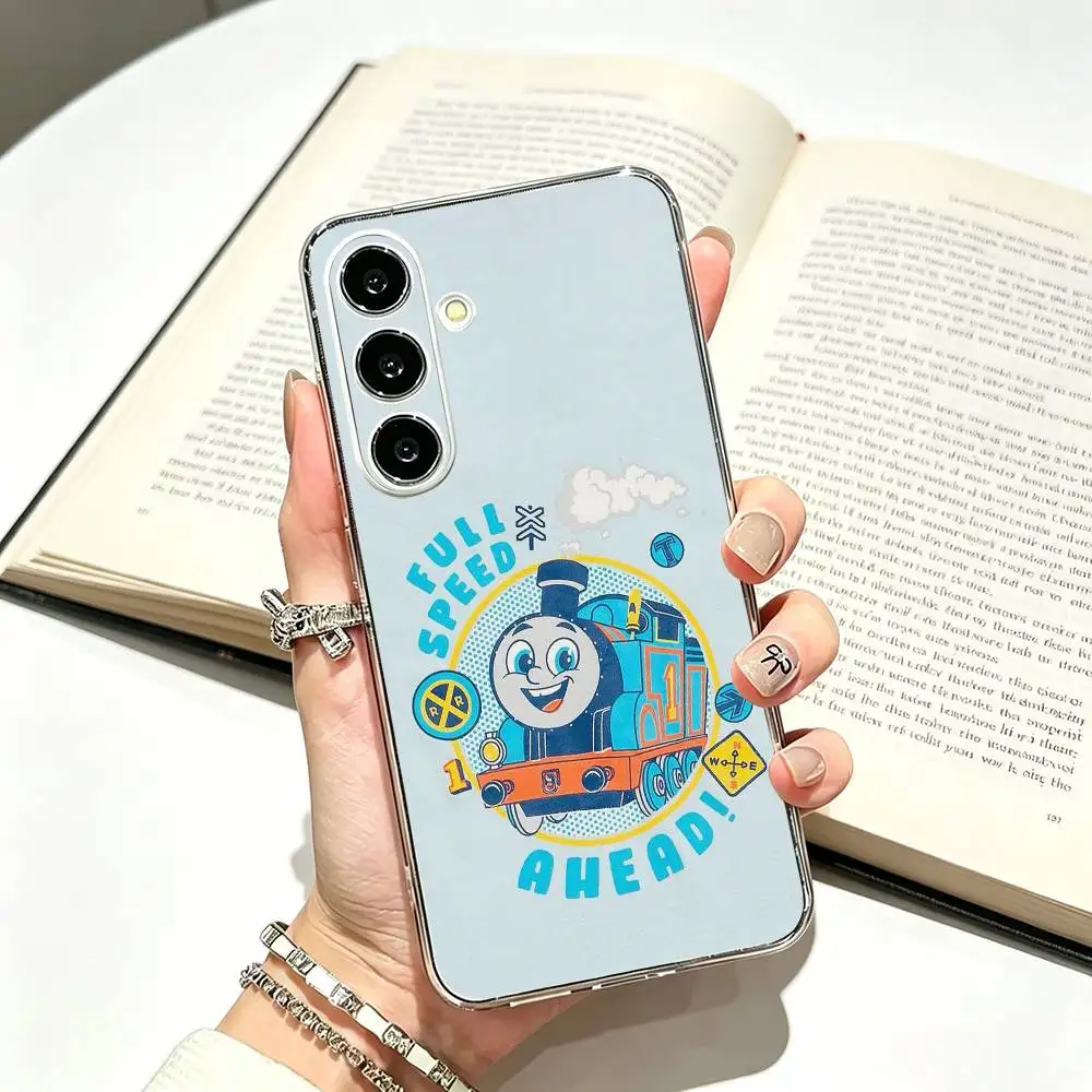 Фото Прозрачный мягкий силиконовый чехол для телефона T-Thomas and Friends для Samsung Galaxy A71, A70, A52, A51, A40, A30 №5
