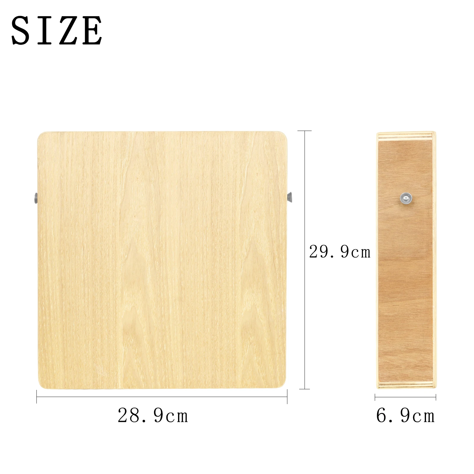 Дорожная ударная коробка барабан портативный деревянный четкий и яркий тон для