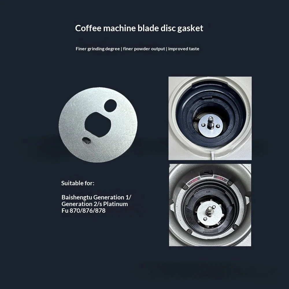 Фото Для Breville 870 876 8778 Регулировочная прокладка для точной шлифовки для Barsetto V1 V2 S, коврик для шлифовального диска, аксессуар для кофемашины №1