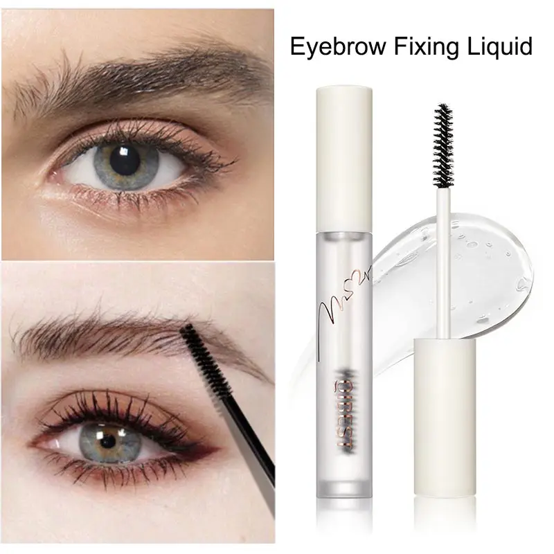 

1PCS Eyebrow Fixed Liquid Makeup Waterproof Transparent Eyebrow Fixed Clear Eyebrow Gel Long Lasting Eyelash Fix Gel Cosmetics
