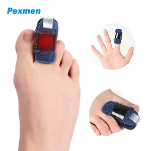 Pexmen Toe Splint Toe Straightener for Hammer Bent Claw and Crooked Toe Toe Wrap to Align and Suppor