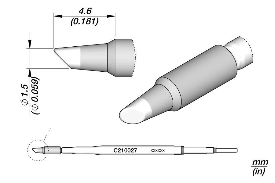 

Наконечник паяльника серии C210 JBC, оригинальный бессвинцовый паяльник SMD ICD, ремонтные инструменты для паяльной станции JBC, ручка T210