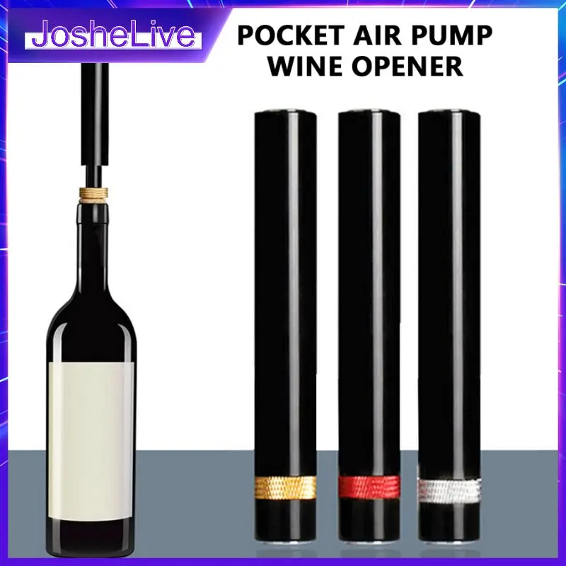 Quick Remover Air Pressure Bottle Opene Pocket Portable Wine Lovers Tools Pin Jar Cork Remover Safe Pin Type Corks Air Pump