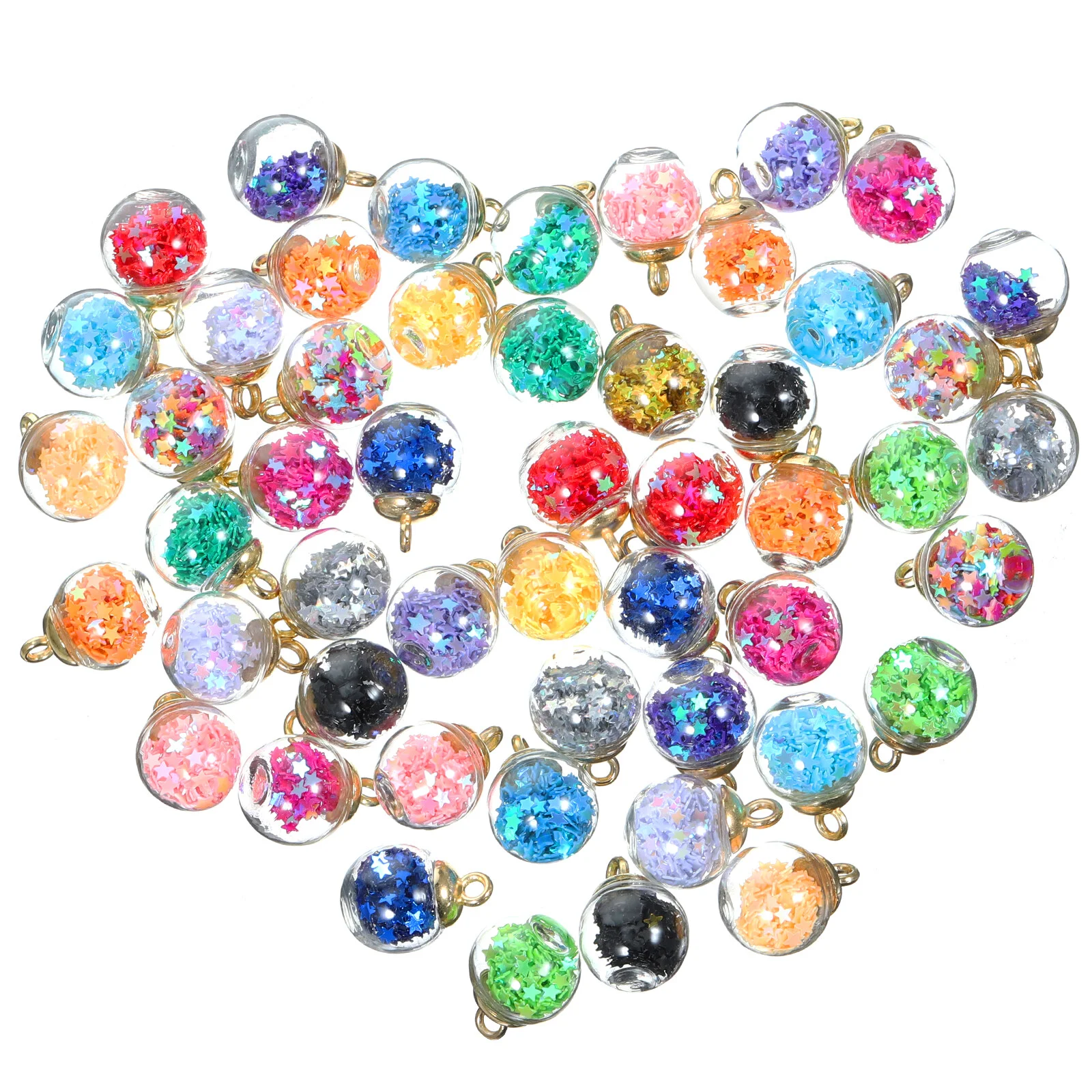 Accessories Glass Ball Necklace Pendants Bracelet Earring Charms Hanging Decors Ornaments Crafts