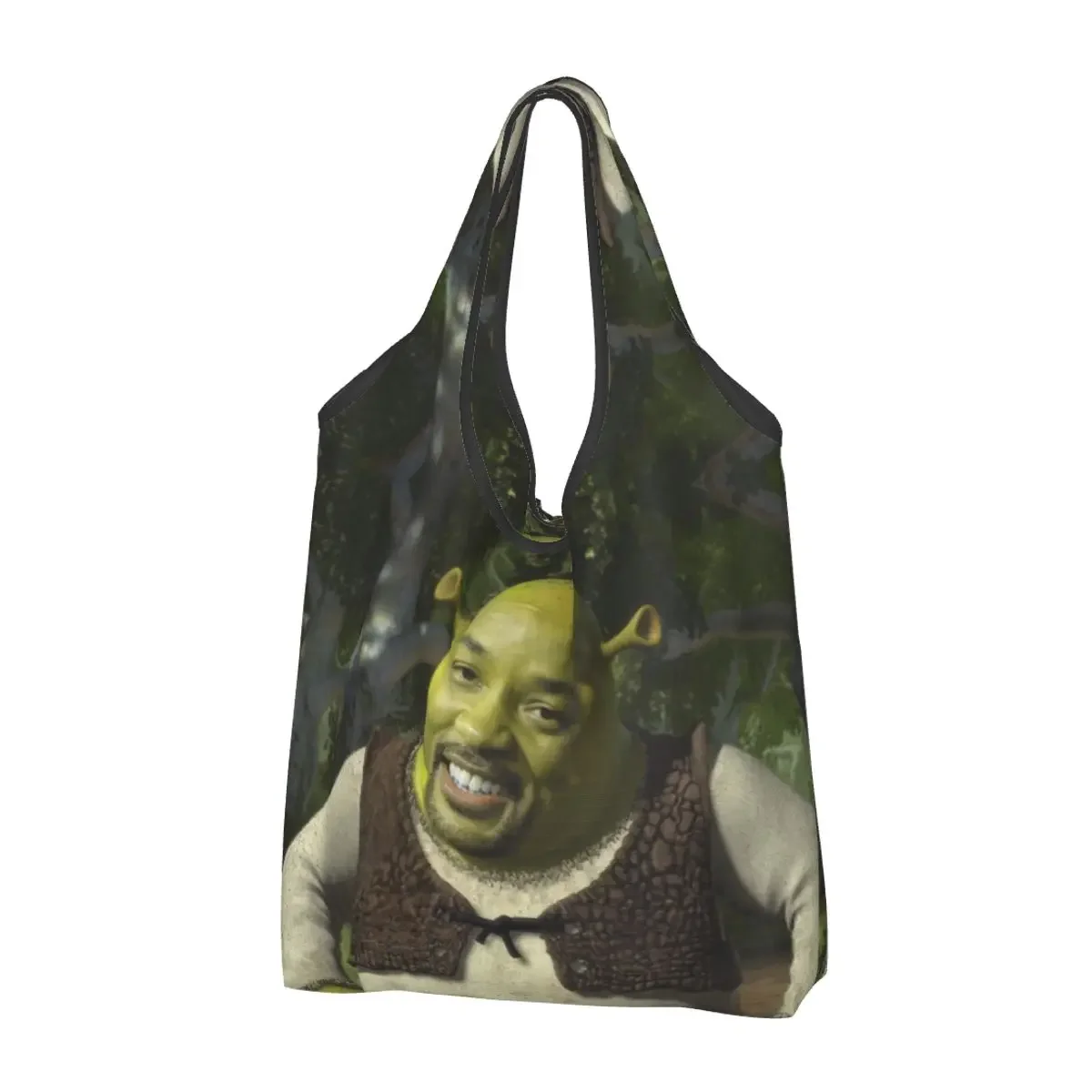 Сделанные на заказ сумки-тоуты с милым принтом Шрека портативные сумки плечо