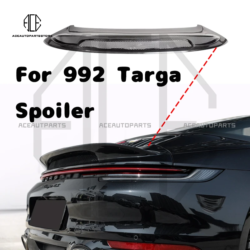 Эксклюзивный стиль Targa GT3 сухое углеродное волокно задний спойлер комплект