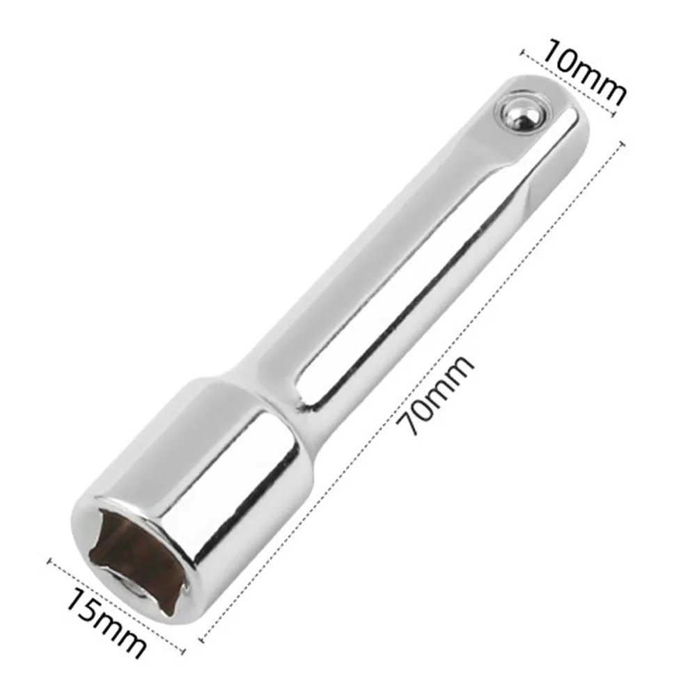 

1/2 Pcs Ratchet Socket Adapter Extension Rod 3/8inch Drive Drill Extender Tool For Power Wrench Repairing Hand Manual Tool