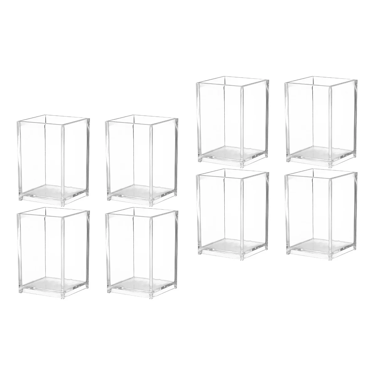 

Holder Pen Brushstorage Stationery Organizer Container Painting Acrylic Potmakerwriting Nail Standdesk Clear Makeup Cup