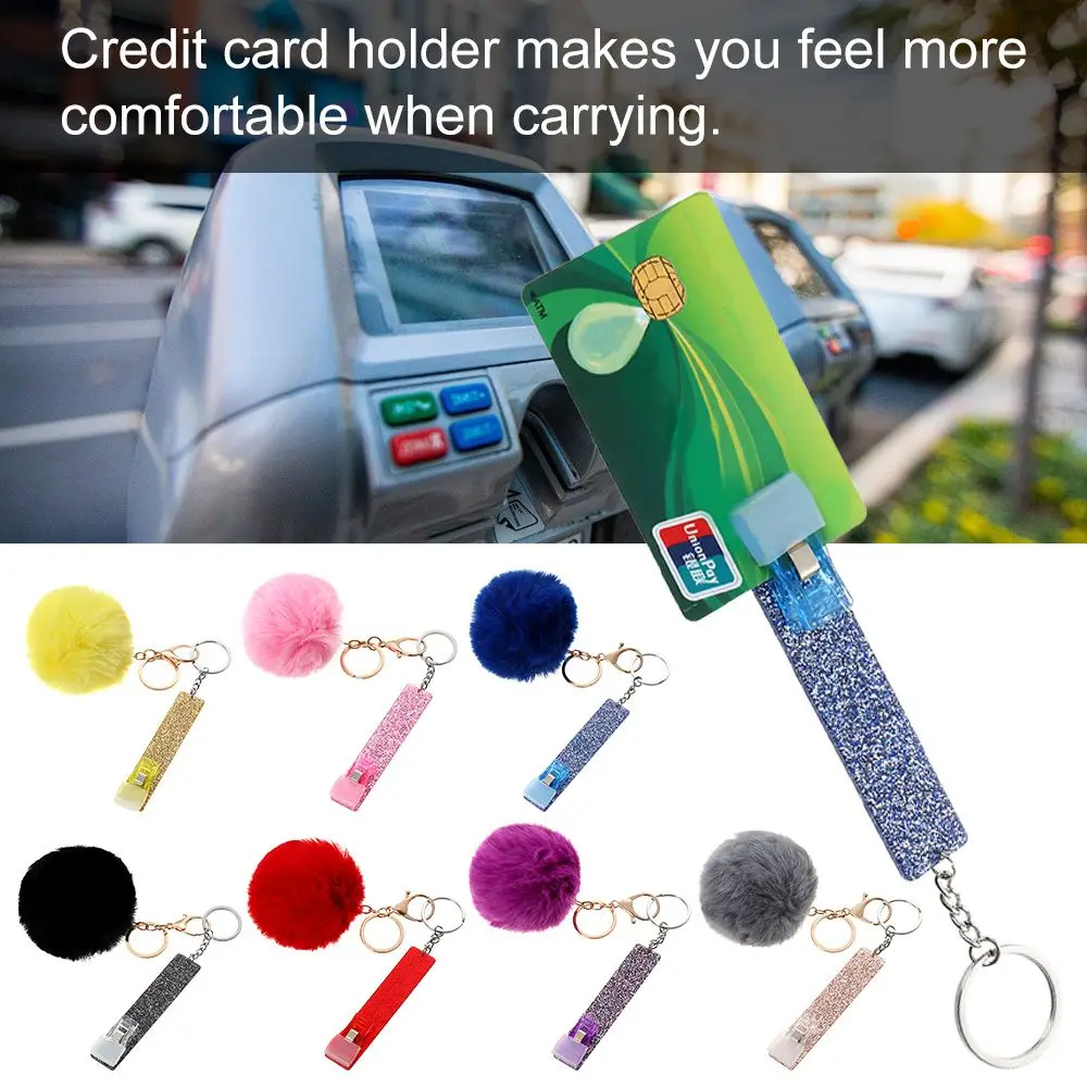 

Accessories Touchless Tool Social Distancing Multifunctional Credit Card Puller Card Grabber Keychain Card Extractor