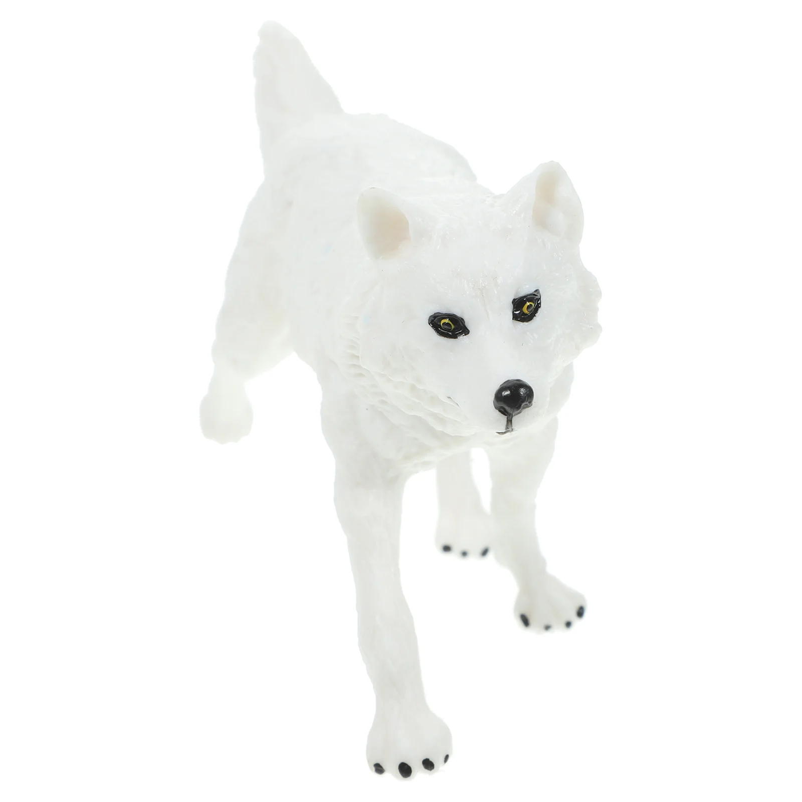 

Wolf Figurine Forest Wildlife Model Walking Wolf Toy Desktop Wolf Ornament Decor