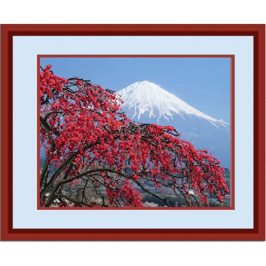 Рисунок на ткани (Бисер) КОНЁК арт. 9698 Сакура 29х39 см |