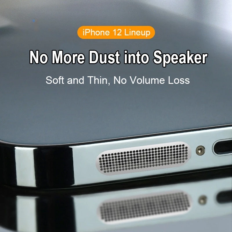

Metal Dust Net for iPhone 12 11 Pro Max 13 Mini 11 Speaker Anti-dust Stickers Protective Film for Speakers Dust-proof Protector