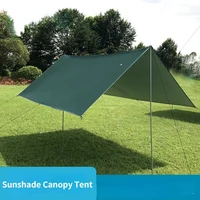 outdoor sunshade canopy tent rainproof camping tent waterproof beach umbrella uvproof awning backpacking tarp park shade shelter