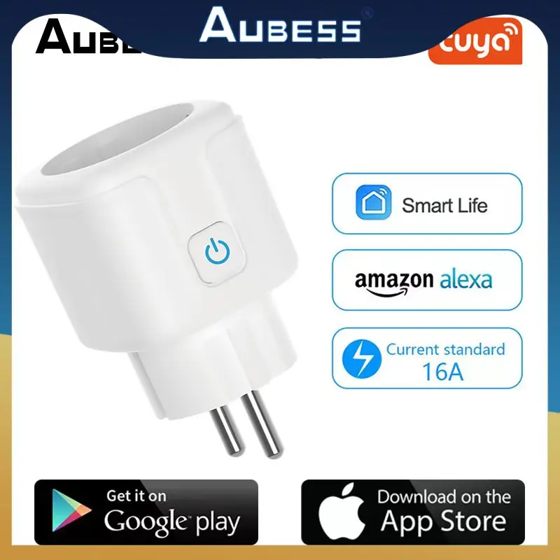 

Zigbee Eu Plug Smart Home 16a Smart Socket Wireles Tuya Power Monitor Outlet Voice For Alexa Google Home Remote Control