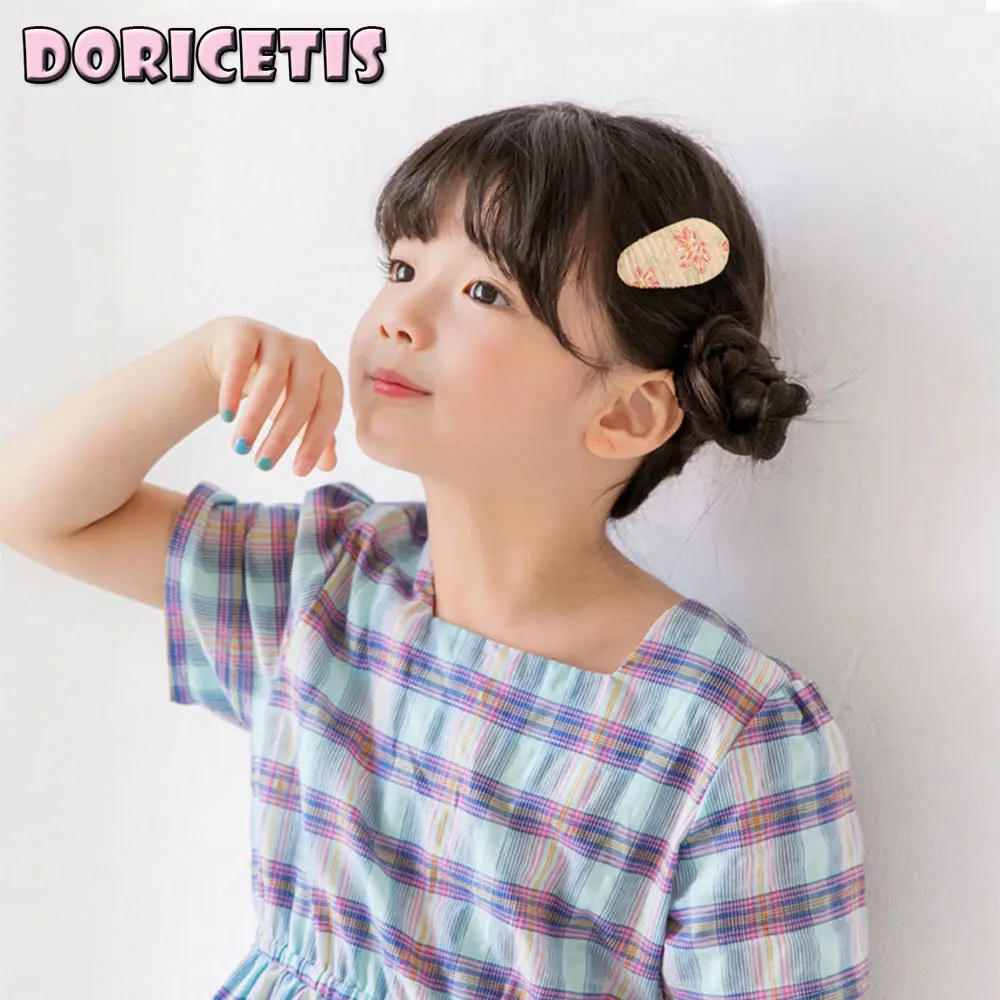 

Baby Girl Hairpin Cute Flower Pattern Children Hair Accessories Little Girl Side Clips Summer Go Out Dress Up Hairpin Hot Sale