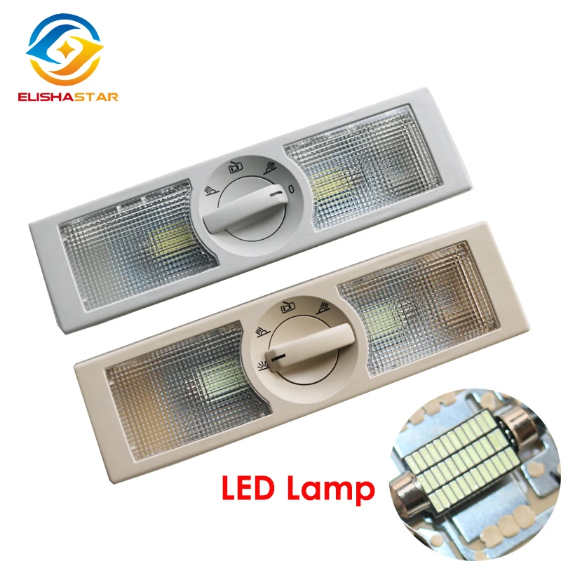 

LED Halogen Grey Beige Rear Reading Lamp Reading Lights For VW Passat POLO 6Q0 947 291 6Q0947291